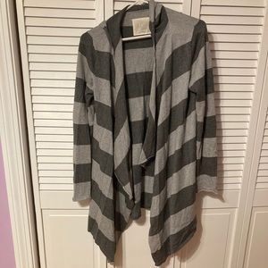Light & Dark Grey LOFT Cardigan